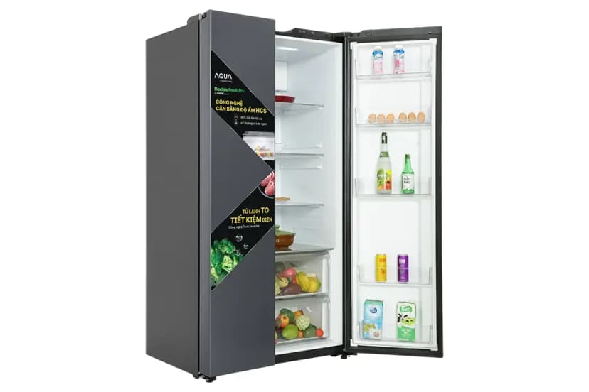 So sánh giá Tủ lạnh Aqua Inverter 646 lít Side By Side AQR-S682XA(WFS) - Tìm sản phẩm giá rẻ nhất - Ảnh 14