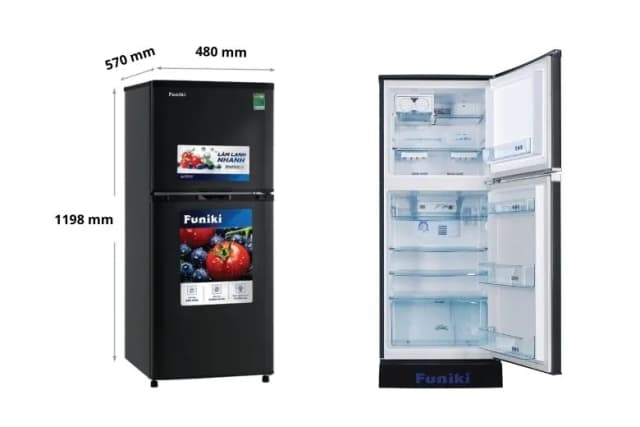 So sánh giá Tủ lạnh Funiki 120 lít HR T6120TDG rẻ nhất? - Ảnh 3