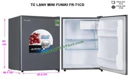 Tủ lạnh Funiki 74 lít FR-71CD