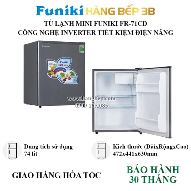 So sánh giá Tủ lạnh Funiki 74 lít FR-71CD rẻ nhất? - Ảnh 12