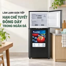 Tủ lạnh Funiki Inverter 185 lít HR T8185TDG - Giá rẻ nhất hôm nay - Ảnh 5