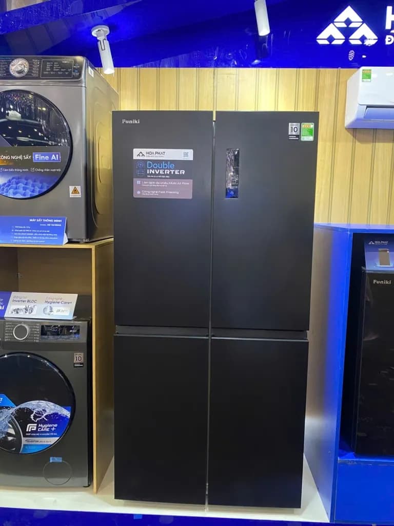 Tủ lạnh Funiki Inverter 415 lít Multi Door HR M8415SS - Giá rẻ nhất hôm nay - Ảnh 1