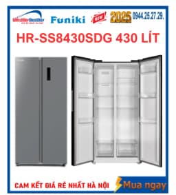 So sánh giá Tủ lạnh Funiki Inverter 430 lít Side By Side HR SS8430SDG - Tìm sản phẩm giá rẻ nhất - Ảnh 1