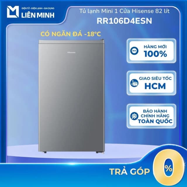 So sánh giá Tủ lạnh Hisense 82 lít RR106D4ESN rẻ nhất? - Ảnh 11