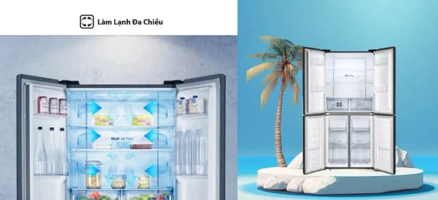 So sánh giá Tủ lạnh Hisense Inverter 427 lít Multi Door RQ519N4EBU rẻ nhất? - Ảnh 12