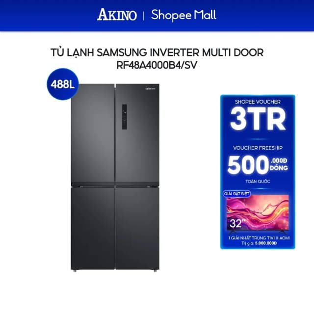 Top 1 so sánh giá Tủ lạnh Hisense Inverter 488 lít Multi Door RQ630N4EBUI3 - Tìm sản phẩm giá rẻ nhất - Ảnh 12