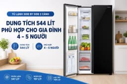 Tủ lạnh Hisense Inverter 544 lít Side By Side RS708N4EBU - Giá rẻ nhất hôm nay - Ảnh 2