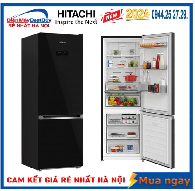 So sánh giá Tủ lạnh Hitachi Inverter 323 lít HRBN6340DUVN rẻ nhất? - Ảnh 8