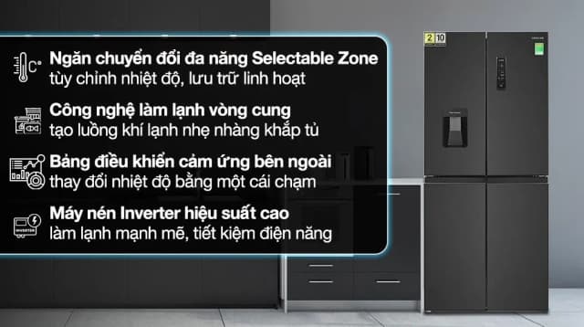 So sánh giá Tủ lạnh Hitachi Inverter 464 lít Multi Door HR4N7520DSWDXVN rẻ nhất? - Ảnh 4