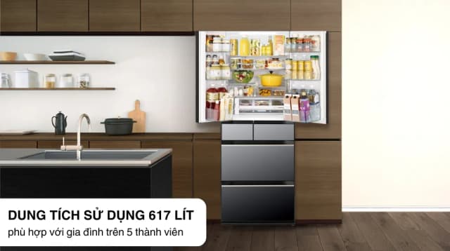 So sánh giá Tủ lạnh Hitachi Inverter 617 lít Multi Door R-HW620RV XK rẻ nhất? - Ảnh 20