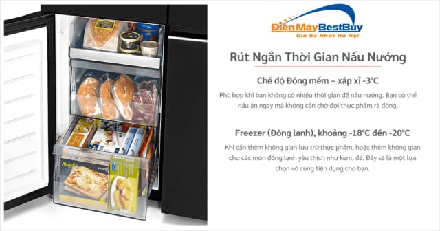 So sánh giá Tủ lạnh Hitachi Inverter 645 lít Multi Door R-WB700PGV4 GBK rẻ nhất? - Ảnh 15