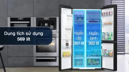 Tủ lạnh Hitachi Inverter 653 lít Side By Side HRSN9713ESAUVN - Giá rẻ nhất hôm nay - Ảnh 17