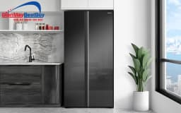 Tủ lạnh Hitachi Inverter 653 lít Side By Side HRSN9713ESAUVN - Giá rẻ nhất hôm nay - Ảnh 4