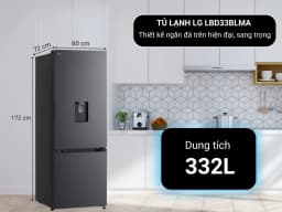 Tủ lạnh LG Inverter 332 lít LBD33BLMA - Giá rẻ nhất hôm nay - Ảnh 19