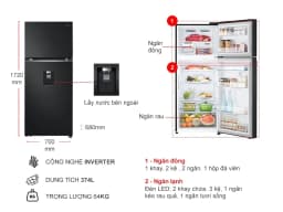 Tủ lạnh LG Inverter 374 lít LTD37BLM - Giá rẻ nhất hôm nay - Ảnh 18