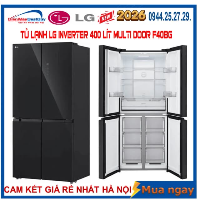 So sánh giá Tủ lạnh LG Inverter 400 lít Multi Door F40BG rẻ nhất? - Ảnh 14