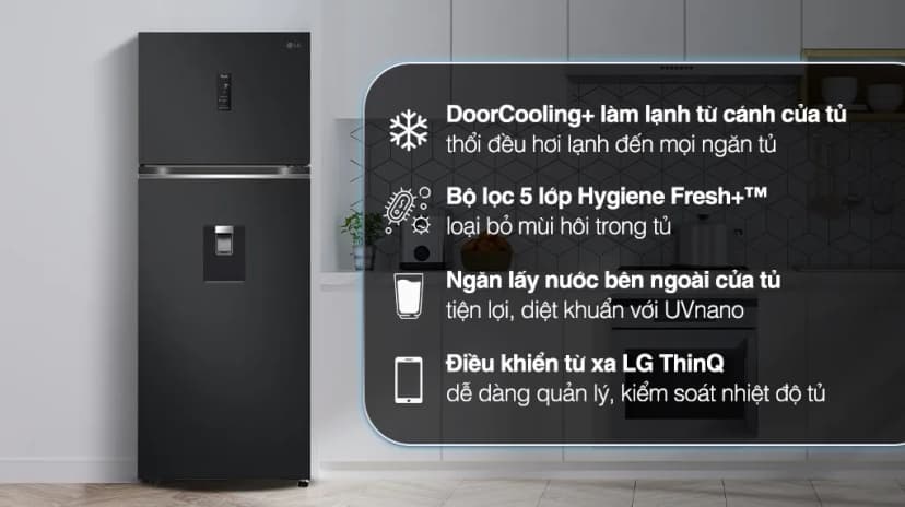 Tủ lạnh LG Inverter 459 lít LTD46BLMA - Giá rẻ nhất hôm nay - Ảnh 2