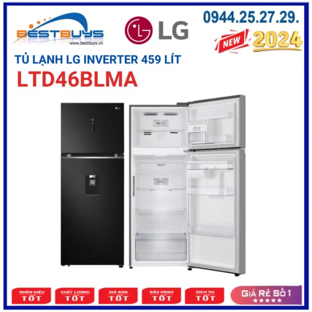 So sánh giá Tủ lạnh LG Inverter 459 lít LTD46BLMA rẻ nhất? - Ảnh 18