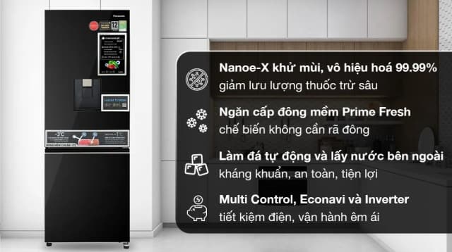 So sánh giá Tủ lạnh Panasonic Inverter 300 lít NR-BV331WGKV rẻ nhất? - Ảnh 4