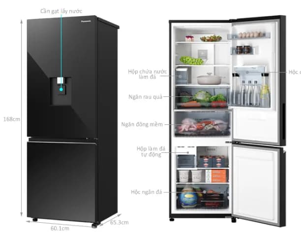 So sánh giá Tủ lạnh Panasonic Inverter 300 lít NR-BV331WGKV rẻ nhất? - Ảnh 8