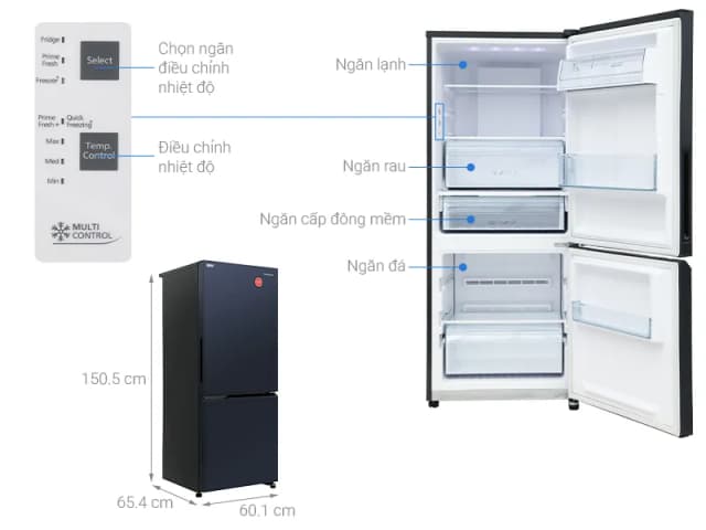 So sánh giá Tủ lạnh Panasonic Inverter 251 lít NR-SP275CPAV rẻ nhất? - Ảnh 10
