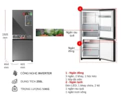 Tủ lạnh Panasonic Inverter 255 lít NR-BV281BGMV - Giá rẻ nhất hôm nay - Ảnh 9