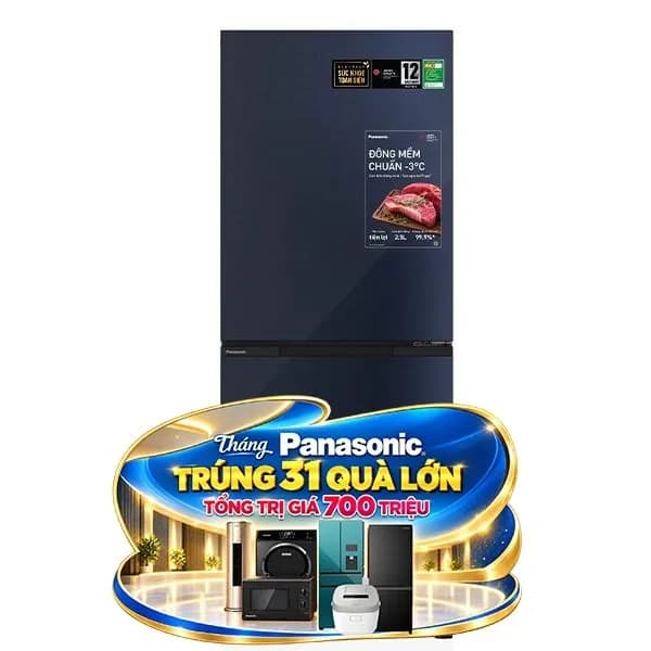 Tủ lạnh Panasonic Inverter 297 lít NR-BV322HGKV - Giá rẻ nhất hôm nay - Ảnh 1