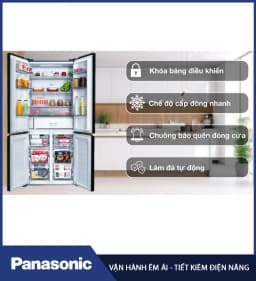 Tủ lạnh Panasonic Inverter 487 lít Multi Door NR-XZ550CWKV - Giá rẻ nhất hôm nay - Ảnh 11
