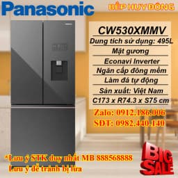 Tủ lạnh Panasonic Inverter 487 lít Multi Door NR-XZ550CWKV - Giá rẻ nhất hôm nay - Ảnh 18