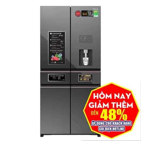 So sánh giá Tủ lạnh Panasonic Inverter 621 lít PRIME+ Edition Multi Door NR-XY680YMMV rẻ nhất? - Ảnh 13