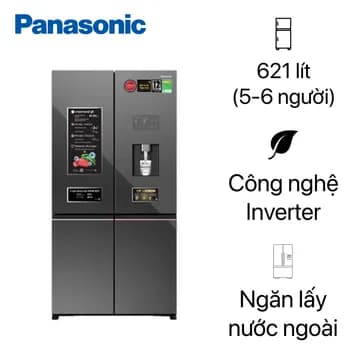 So sánh giá Tủ lạnh Panasonic Inverter 621 lít PRIME+ Edition Multi Door NR-XY680YMMV rẻ nhất? - Ảnh 7