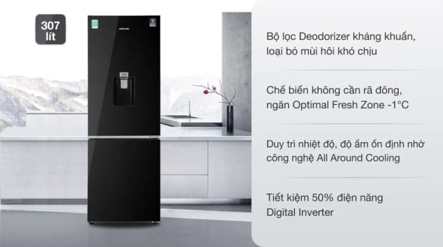 So sánh giá Tủ lạnh Samsung Inverter 307 lít RB30N4190BU/SV rẻ nhất?