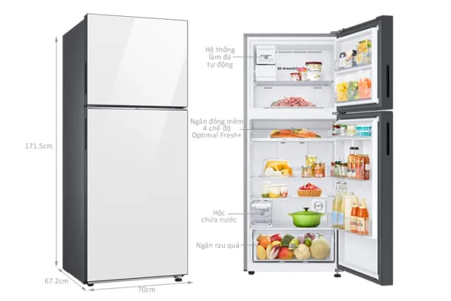 So sánh giá Tủ lạnh Samsung Inverter 385 lít Bespoke RT38CB668422SV rẻ nhất? - Ảnh 13
