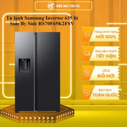 Tủ lạnh Samsung Inverter 635 lít Side By Side RS70F65K2FSV - Giá rẻ nhất hôm nay - Ảnh 6