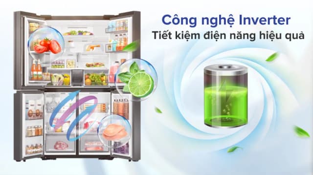 So sánh giá Tủ lạnh Samsung Inverter 648 lít Multi Door RF59C766FB1/SV rẻ nhất? - Ảnh 16