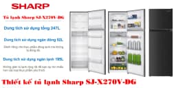 Tủ lạnh Sharp Inverter 247 lít SJ-X270V-DG - Giá rẻ nhất hôm nay - Ảnh 16