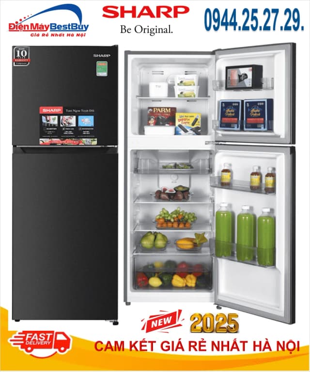 So sánh giá Tủ lạnh Sharp Inverter 247 lít SJ-X270V-DG rẻ nhất? - Ảnh 4