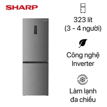 So sánh giá Tủ lạnh Sharp Inverter 323 lít SJ-BF330V-SL rẻ nhất? - Ảnh 3