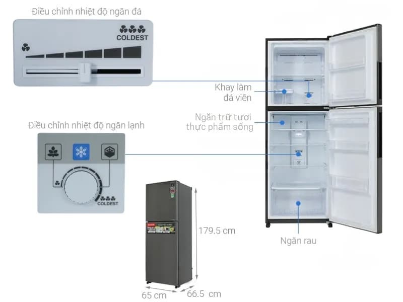 So sánh giá Tủ lạnh Sharp Inverter 360 lít SJ-XP382AE-DS - Tìm sản phẩm giá rẻ nhất - Ảnh 3