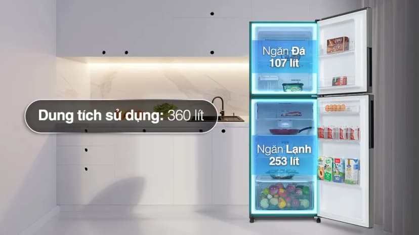 So sánh giá Tủ lạnh Sharp Inverter 360 lít SJ-XP382AE-DS - Tìm sản phẩm giá rẻ nhất - Ảnh 4