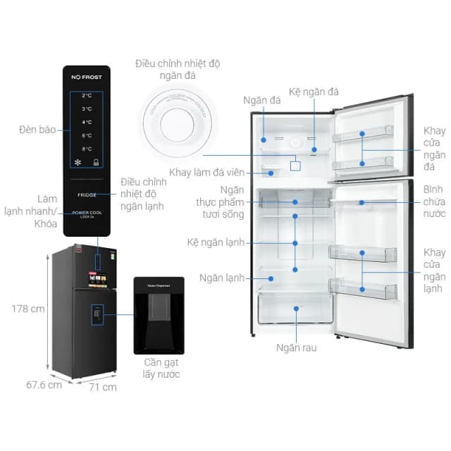 So sánh giá Tủ lạnh Sharp Inverter 417 lít SJ-X417WD-DG rẻ nhất? - Ảnh 8