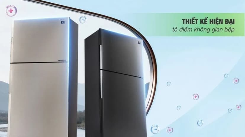 Tủ lạnh Sharp Inverter 471 lít SJ-XP500AE-SL - Giá rẻ nhất hôm nay - Ảnh 3