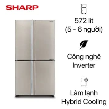 So sánh giá Tủ lạnh Sharp Inverter 572 lít Multi Door SJ-FX650V-MK rẻ nhất? - Ảnh 20