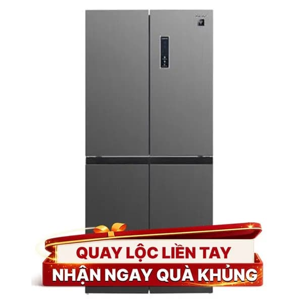 So sánh giá Tủ lạnh Sharp Inverter Multi Door 421 lít SJ-FXP510V-MG rẻ nhất? - Ảnh 2
