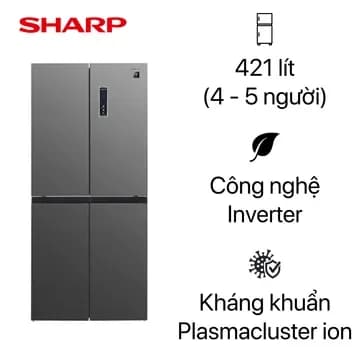 So sánh giá Tủ lạnh Sharp Inverter Multi Door 421 lít SJ-FXP510V-MG rẻ nhất? - Ảnh 13