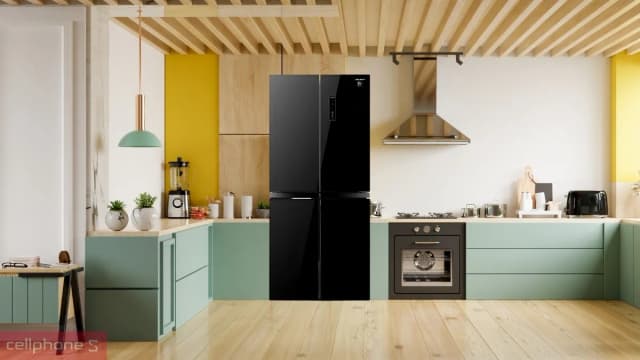 So sánh giá Tủ lạnh Sharp Inverter Multi Door 421 lít SJ-FXP510VG-BK rẻ nhất? - Ảnh 10