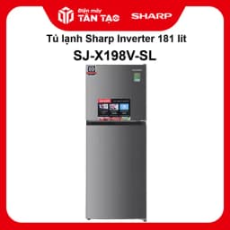 Tủ lạnh Sharp Inverter 181 lít  SJ-X198V-SL - Giá rẻ nhất hôm nay - Ảnh 15