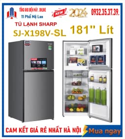 Tủ lạnh Sharp Inverter 181 lít  SJ-X198V-SL - Giá rẻ nhất hôm nay - Ảnh 20