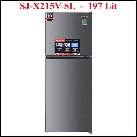 So sánh giá Tủ lạnh Sharp Inverter 197 lít SJ-X215V-SL rẻ nhất? - Ảnh 6