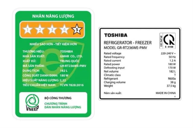 So sánh giá Tủ lạnh Toshiba Inverter 182 lít GR-RT236WE PMV(68) rẻ nhất? - Ảnh 8
